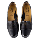 Μικρή φωτογραφία σόλας RELAX 2337-03 ΜΑΥΡΟ ΔΕΡΜΑ ΛΟΥΣΤΡΙΝΙ