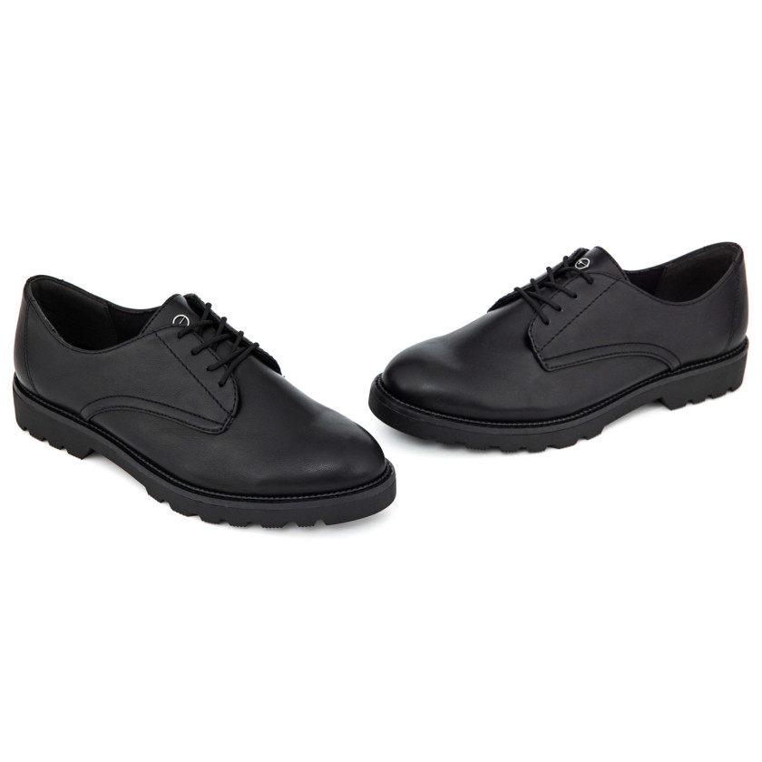 Φωτογραφία ζευγάρι TAMARIS 23605-41 ΜΑΥΡΟ ECO-LEATHER