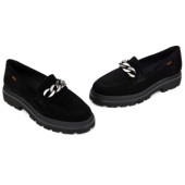 Μικρή φωτογραφία ζευγάρι RAGAZZA 0187 ΜΑΥΡΟ ΔΕΡΜΑ-ΚΑΣΤΟΡΙ