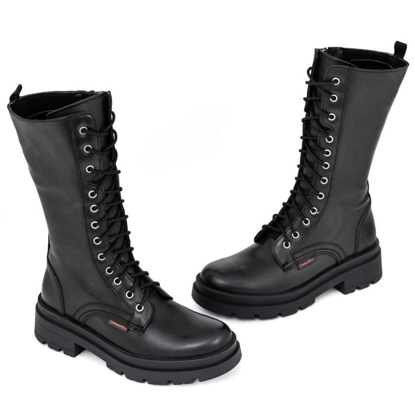 Φωτογραφία ζευγάρι COMMANCHERO 5796-721 ΜΑΥΡΟ ΔΕΡΜΑ