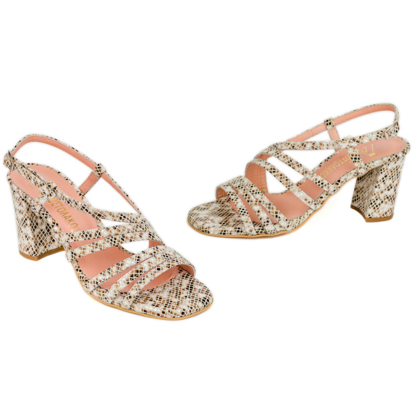 Φωτογραφία ζευγάρι ZORBAS  369 Μπεζ φίδι