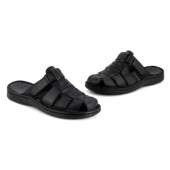 Μικρή φωτογραφία ζευγάρι CABRINI  Π12_BLACK Μαύρο δέρμα