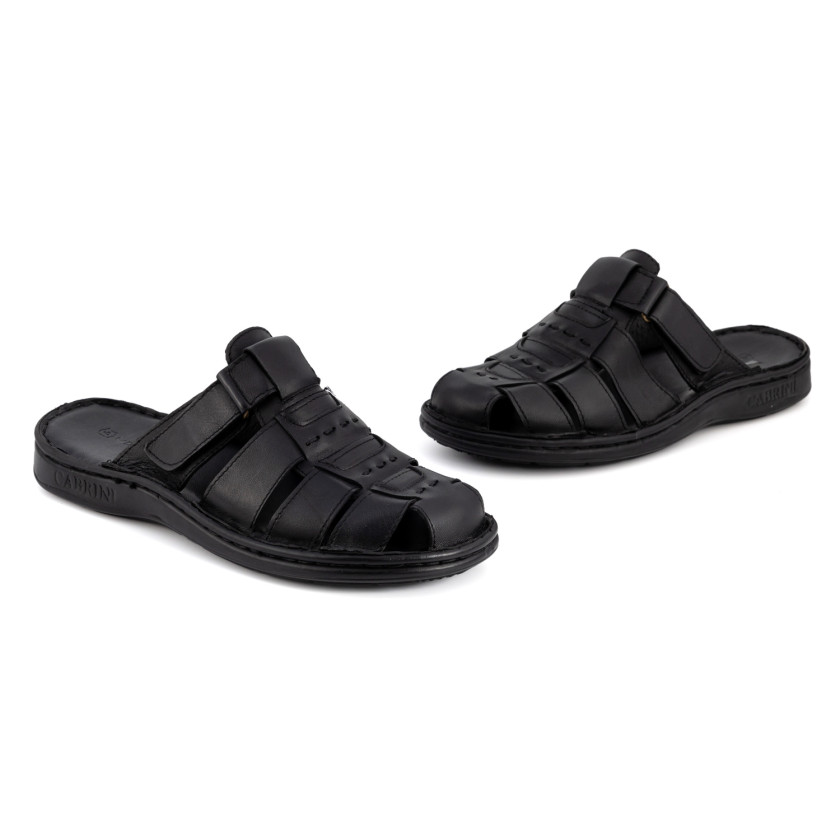 Φωτογραφία ζευγάρι CABRINI  Π12_BLACK Μαύρο δέρμα