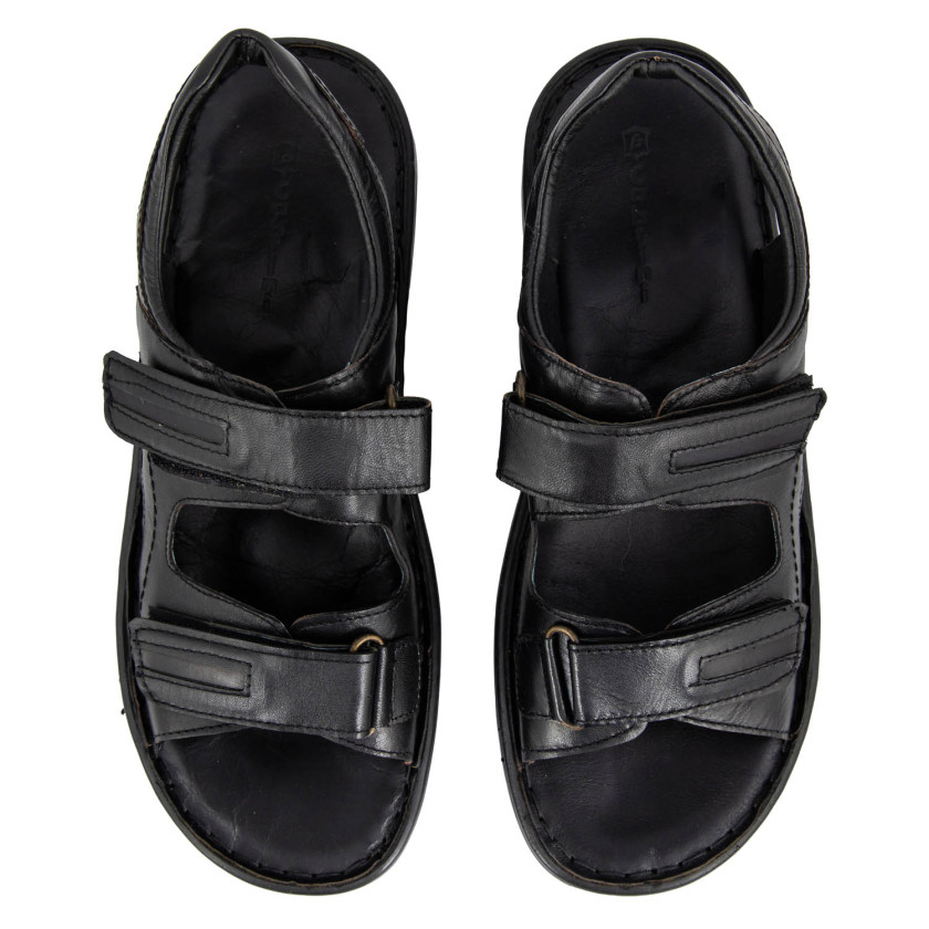 Φωτογραφία σόλας CABRINI  Π47_BLACK Μαύρο δέρμα