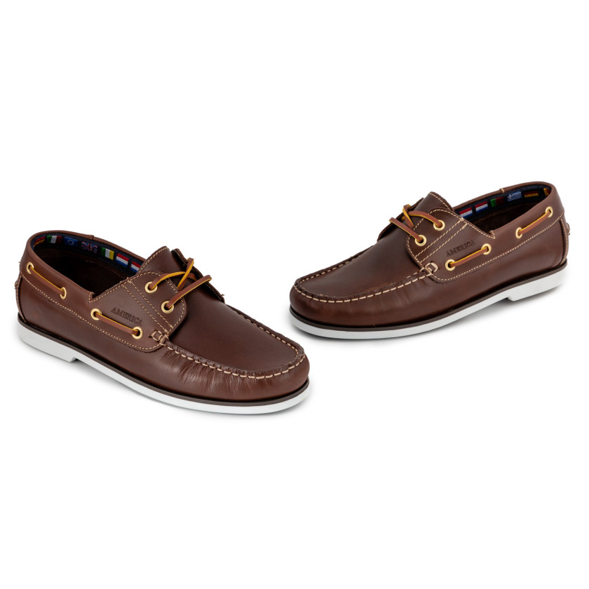 Φωτογραφία ζευγάρι AMERICA  12142_BROWN Καφέ δέρμα