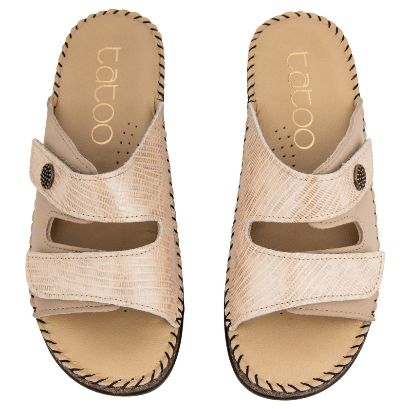 Φωτογραφία σόλας TATOO  2070_BEIGE Μπεζ δέρμα