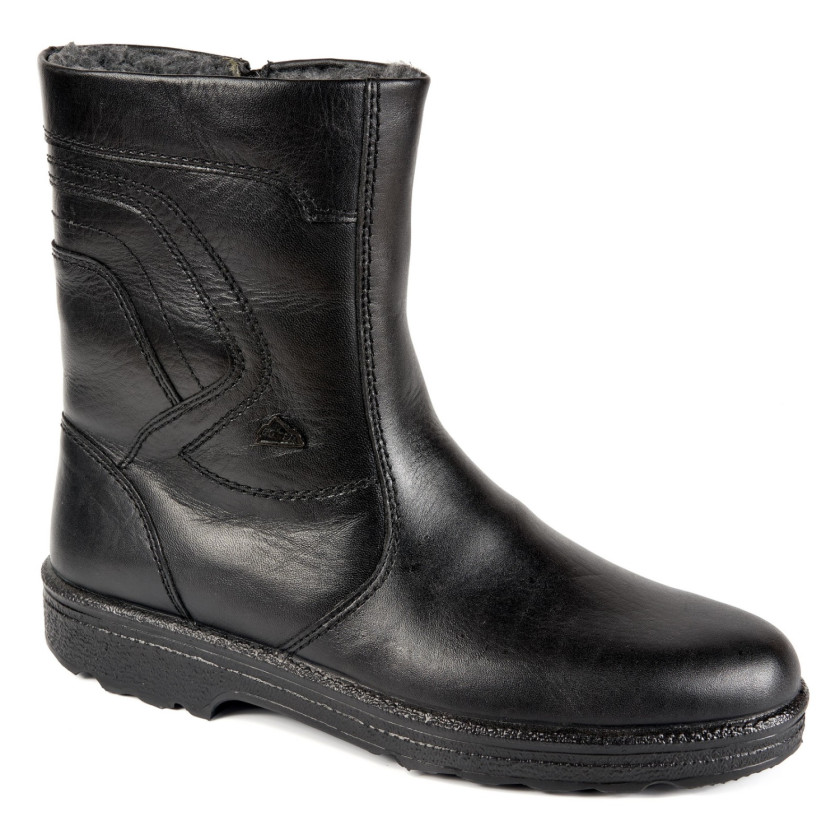 Προεπιλεγμένη φωτογραφία BOXER 01564-15-011 Μαύρο δέρμα