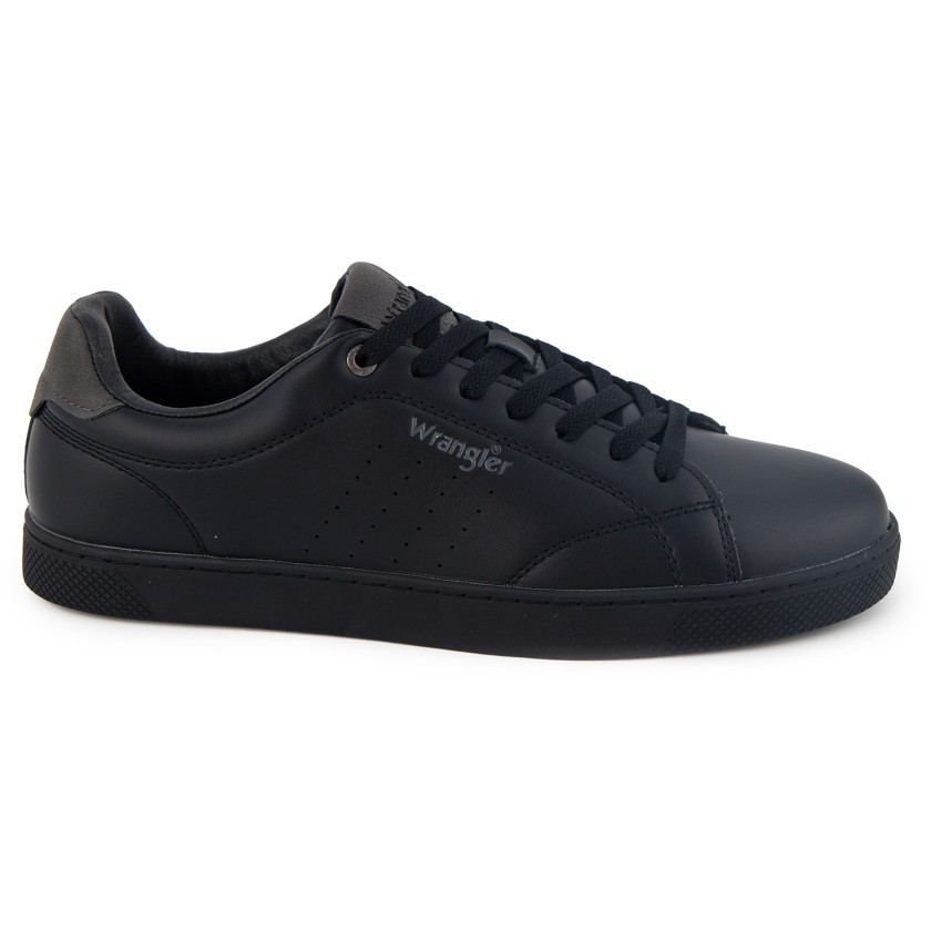 Προεπιλεγμένη φωτογραφία WRANGLER BENNET-MEN LOW ΜΑΥΡΟ ECO-ΔΕΡΜΑ