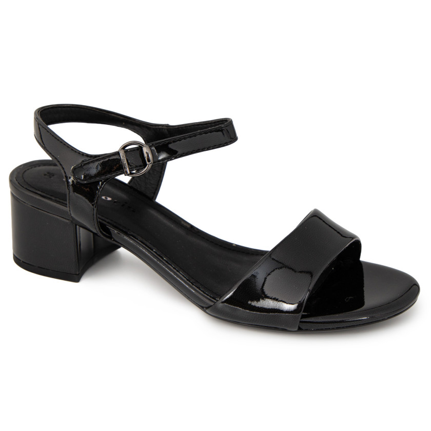 Προεπιλεγμένη φωτογραφία TAMARIS 28249-42-018 ΜΑΥΡΟ-ΛΟΥΣΤΡΙΝΙ ΔΕΡΜΑ- ECO