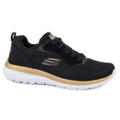 SKECHERS 12606-BKRG ΜΑΥΡΟ ΥΦΑΣΜΑ