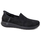 SKECHERS 124665 ΜΑΥΡΟ ΔΕΡΜΑ-NUBUK