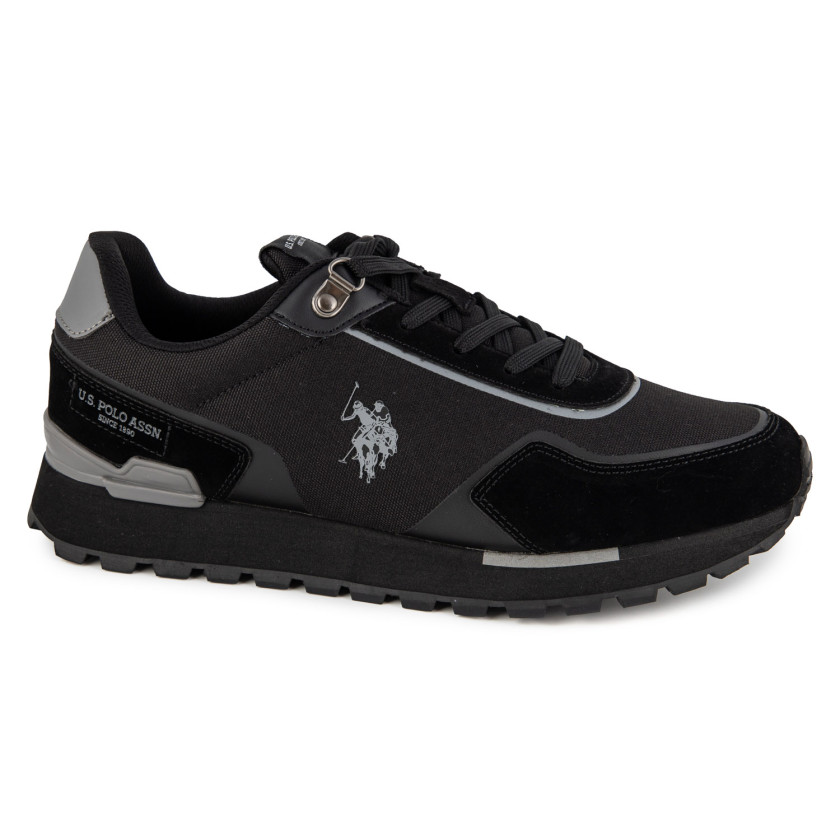 Προεπιλεγμένη φωτογραφία U.S.POLO ARON009A-BLK ΜΑΥΡΟ ΔΕΡΜΑ-ECO