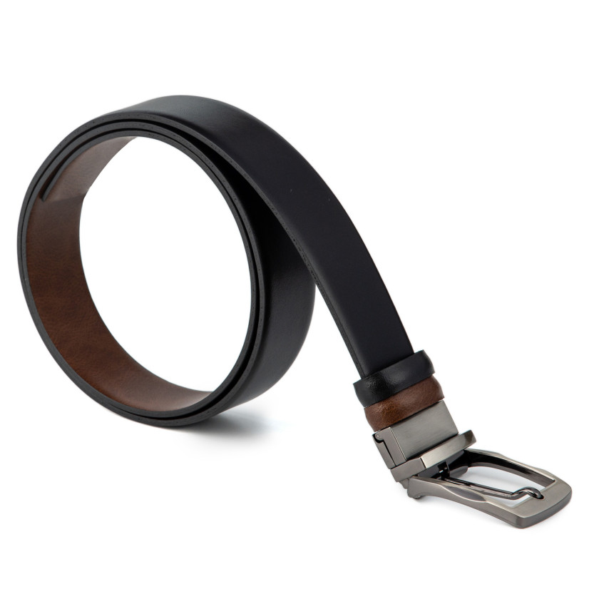 Προεπιλεγμένη φωτογραφία A and B BELT  1/15-300 Μαύρο δέρμα-καφέ δέρμα